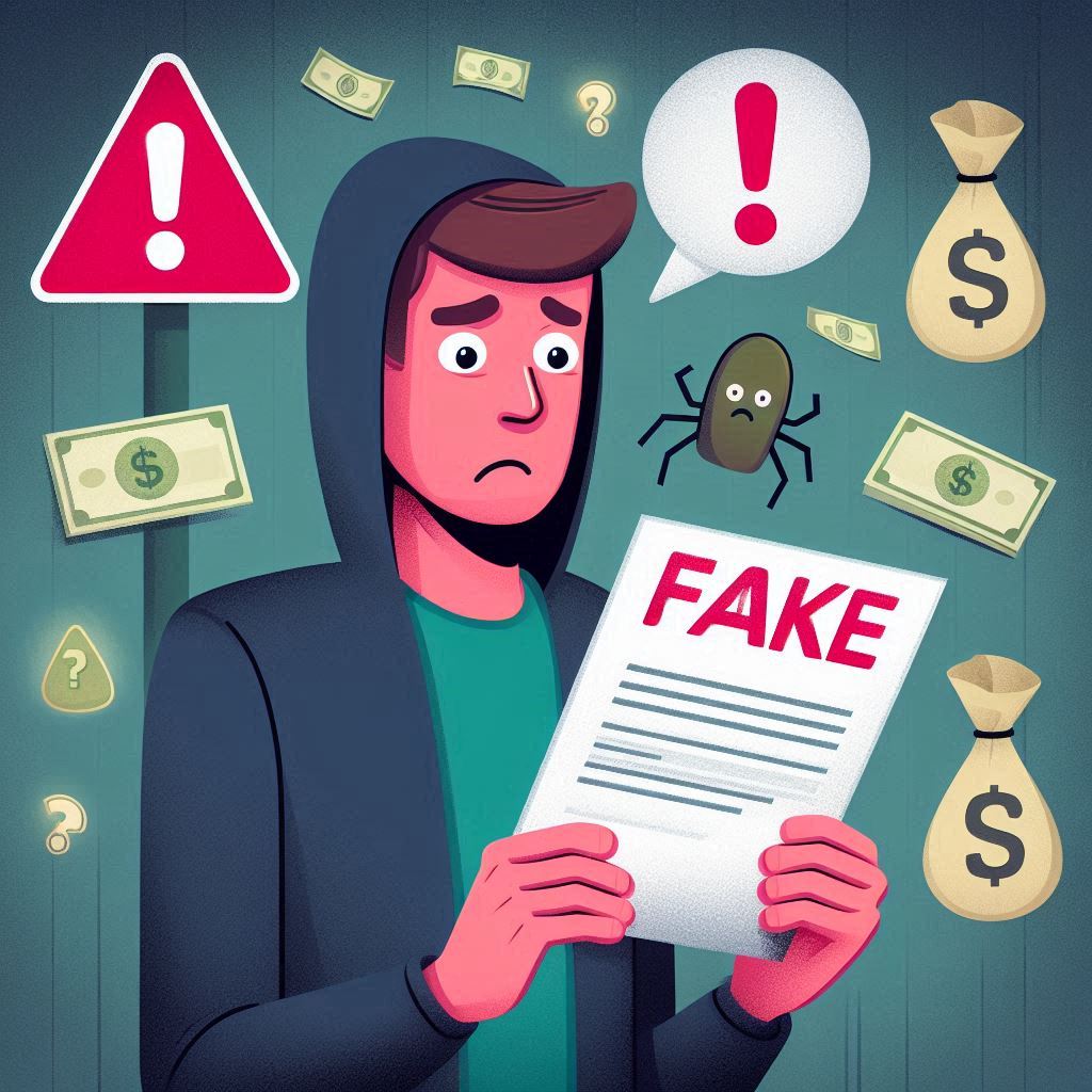 fraud job scam image